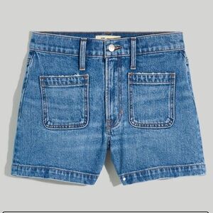Madewell The Denim Emmet Short: Patch Pocket Edition (brand new with tags!!)